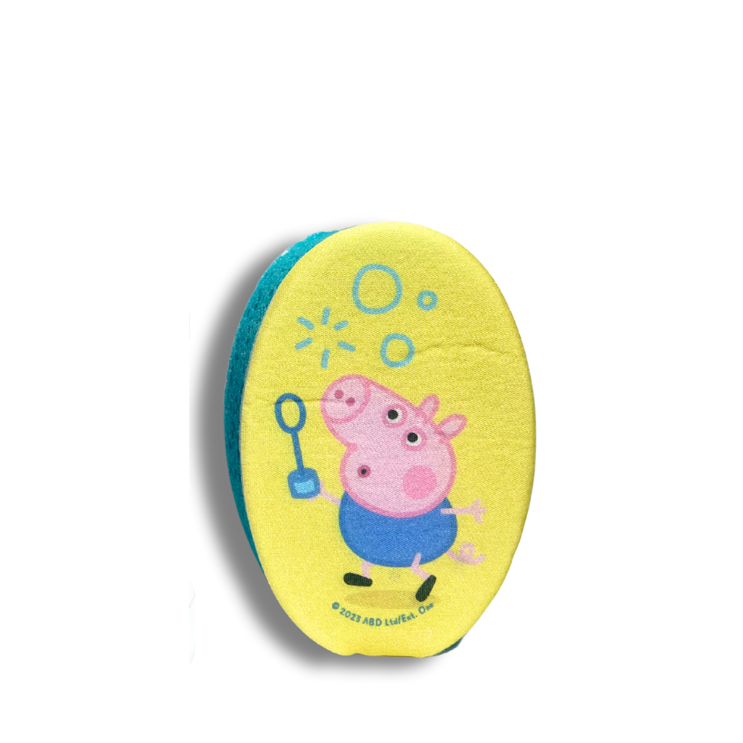 PEPPA PIG BOX SHAMPOO DOCCIA, BOLLE DI SAPONE E SPUGNA