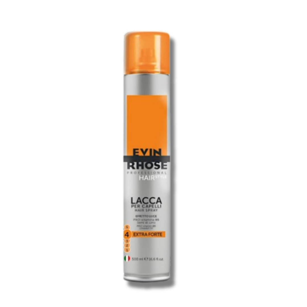 Lacca Professionale Evin Rhose Effetto Luce - Tenuta Extra Forte Senza Gas, 300ml
