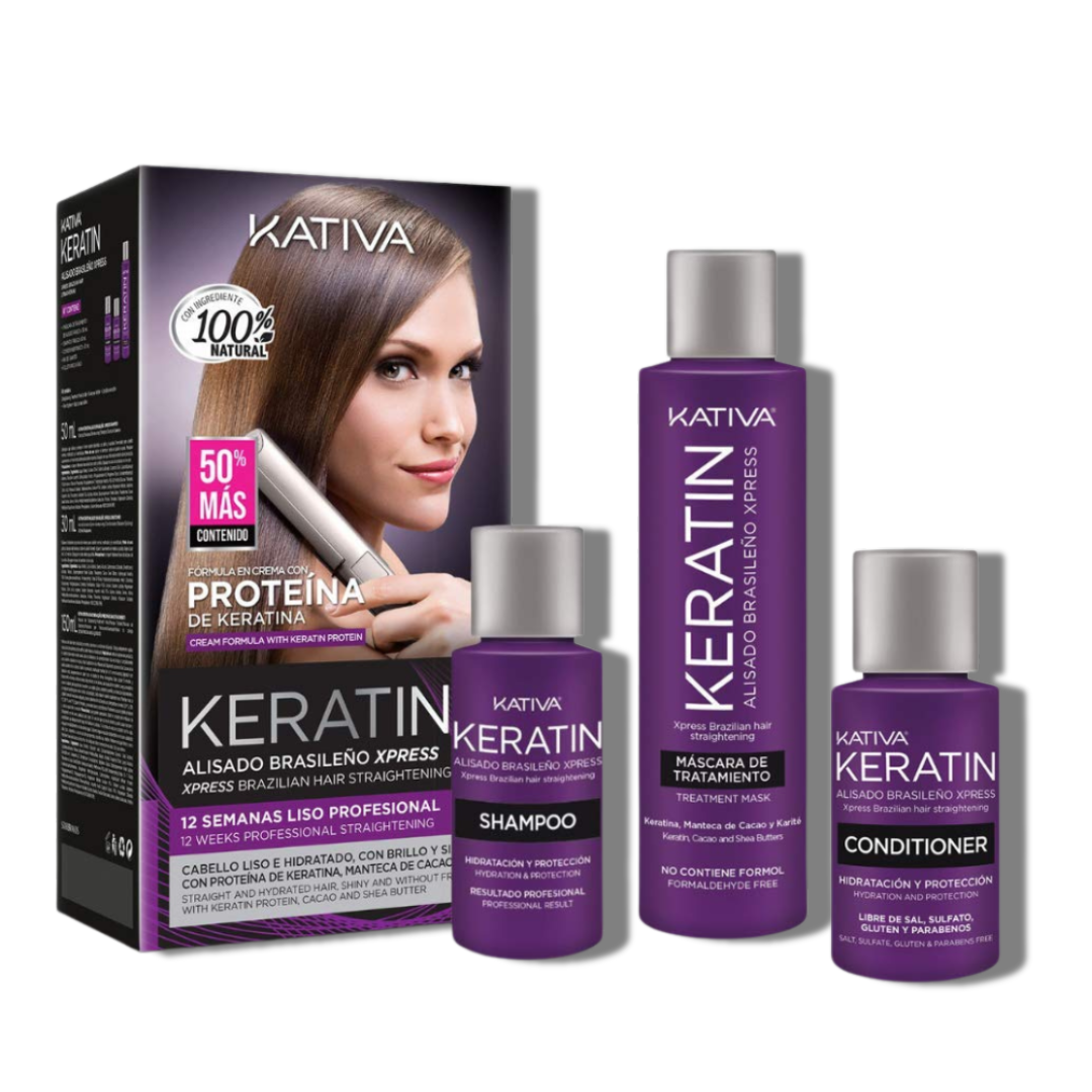 Trattamento Xpress Kativa Keratin - Liscio Perfetto e Idratazione Profonda in un Solo Passo