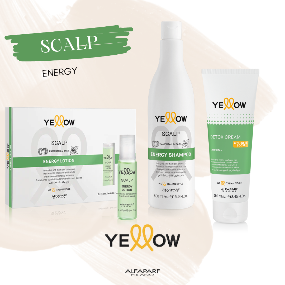 YELLOW PROFESSIONAL SCALP ENERGY KIT