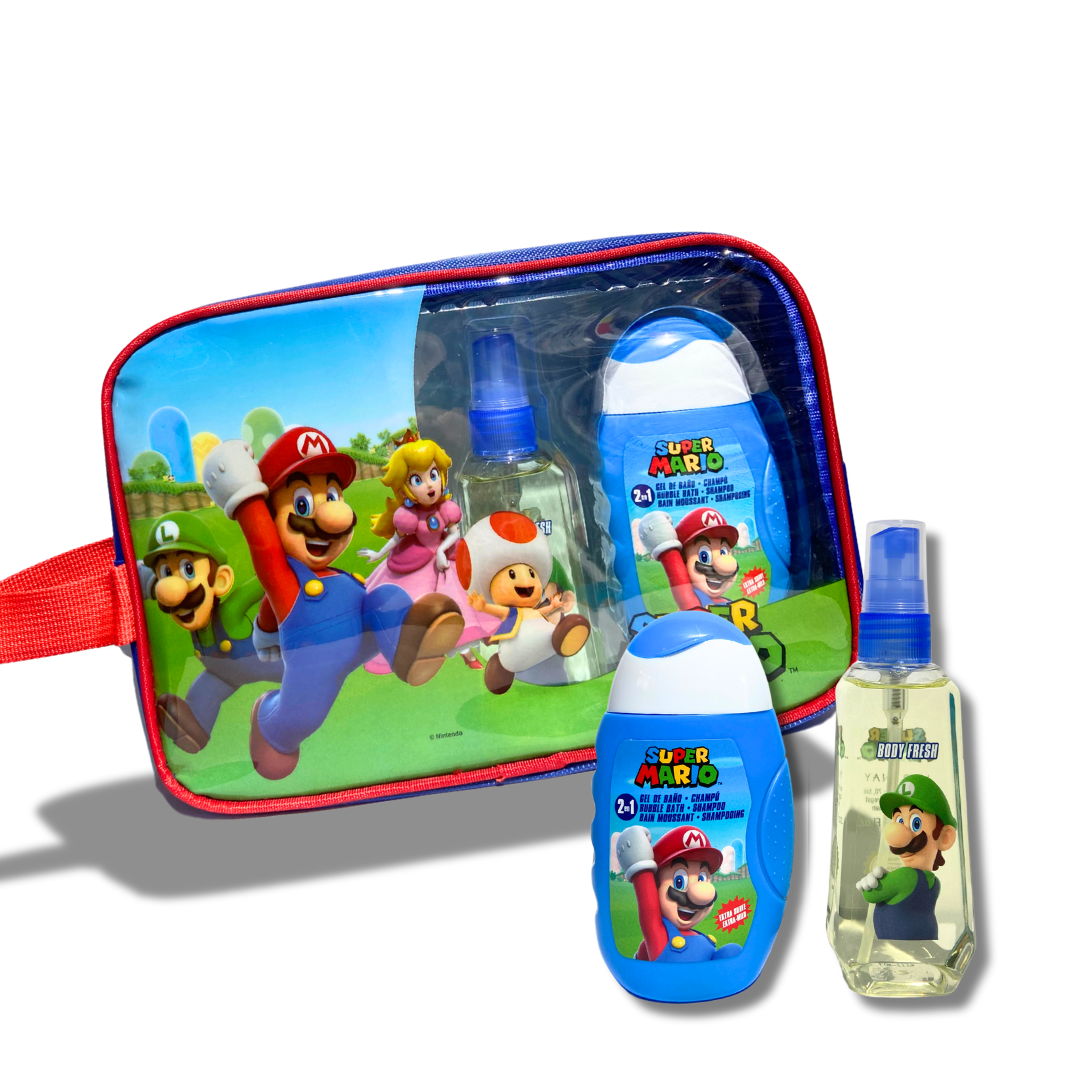 SUPER MARIO BOX BAGNOSCHIUMA E SHAMPOO