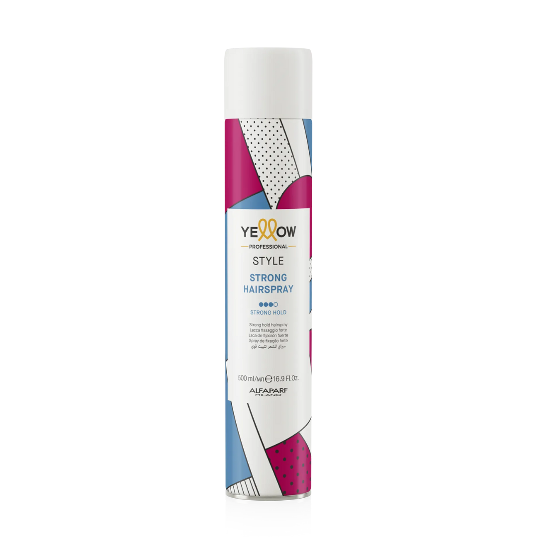 YELLOW PROFESSIONAL STYLE STRONG HAIRSPRAY 500ML