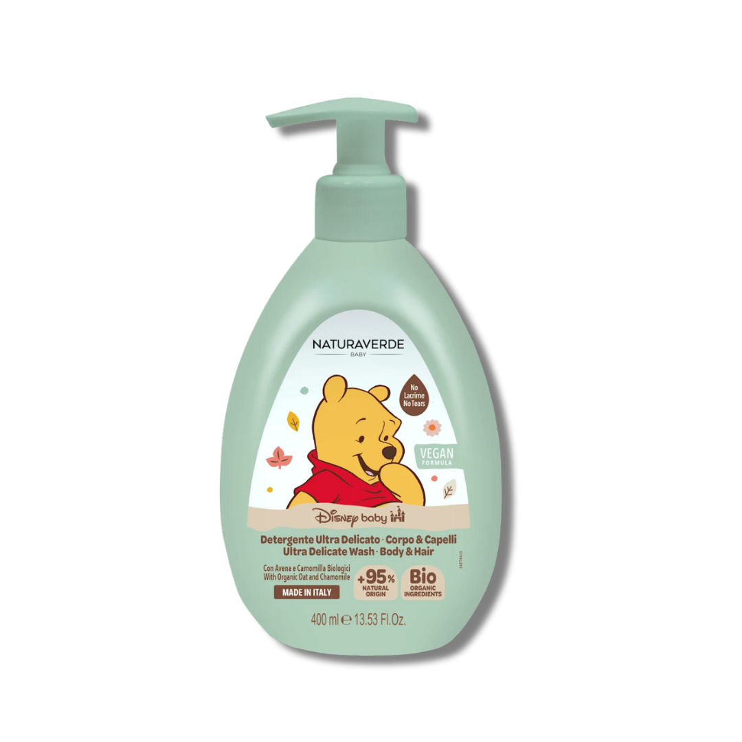 NATURAVERDE DISNEY BABY DETERGENTE ULTRA DELICATO CORPO E CAPELLI 400ML