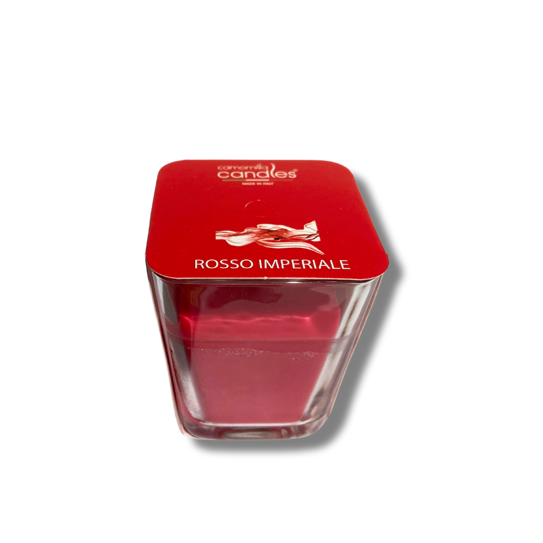 CAMOMILLA CANDELA ARTIGIANALE ROSSO IMPERIALE 65GR