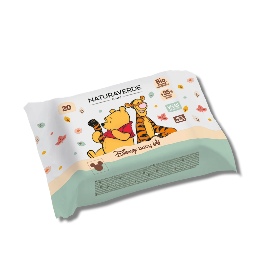 NATURAVERDE DISNEY BABY SALVIETTE UMIDIFICATE 20PZ