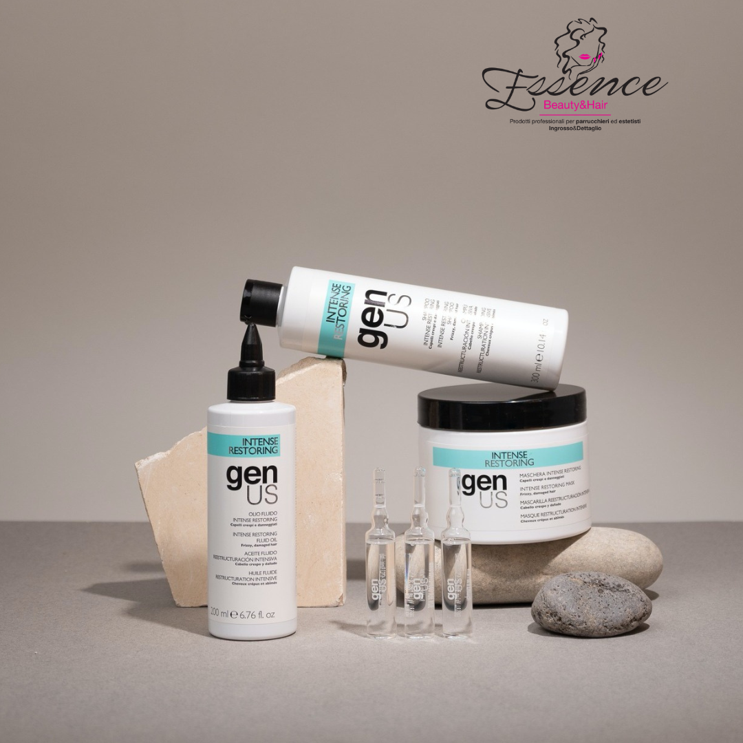 KIT GENUS INTENSE RESTORING , capelli trattati e danneggiati